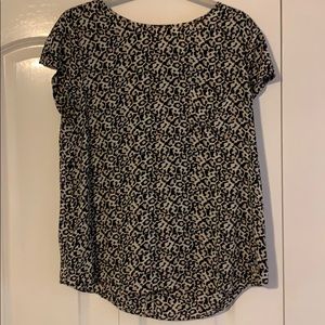 Loft animal skin blouse MED
